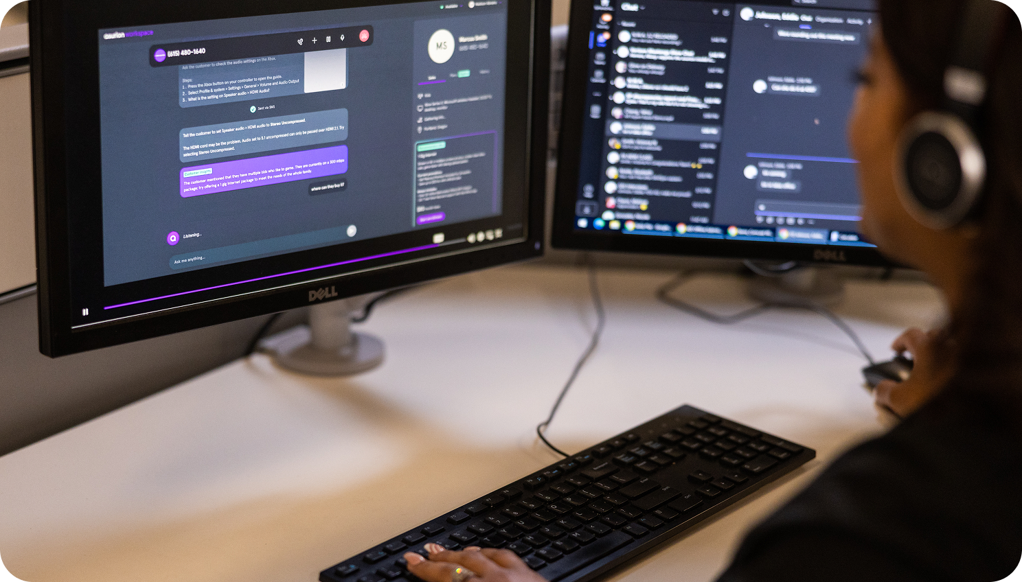 Expert Assist — real-time AI-enabled support interface for call center Experts